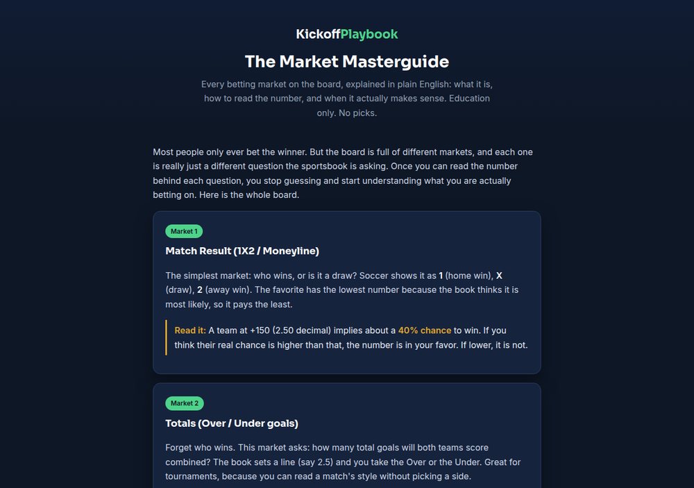 Market Masterguide